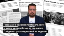 Письма о содержании Навального и атаки кремлеботов на его вдову. Дайджест расследований за неделю