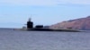 Американская подлодка USS Alabama (SSBN 731), вооруженная баллистическими ракетами. 3 апреля 2013 г.