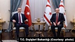 Dışişleri Bakanı Hakan Fidan, KKTC Cumhurbaşkanı Ersin Tatar'la görüştü- 8 Ocak 2025.